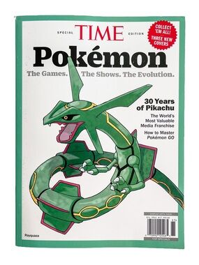 2026 Time Magazine Pokemon Special Edition Rayquaza NEW Authentic